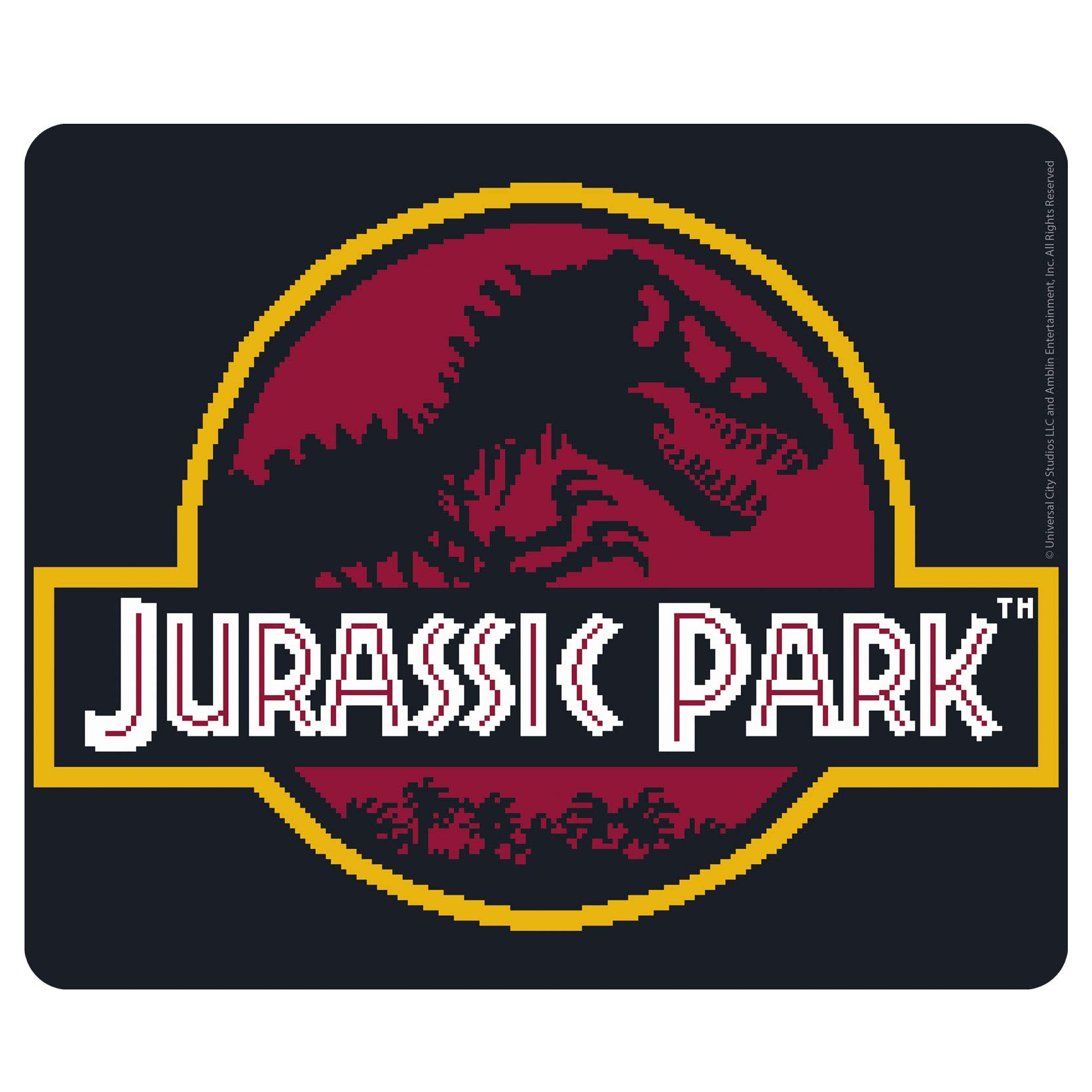 ABYSTYLE - Jurassic Park - Soft Mouse Pad - Pixel Logo