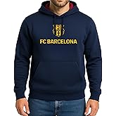 Icon Sports Officially Licensed FC Barcelona Pullover Hoodie - Unisex Adult