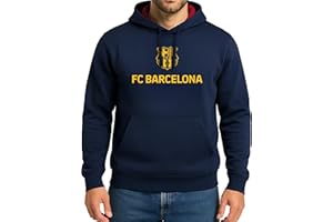 Icon Sports Officially Licensed FC Barcelona Pullover Hoodie - Unisex Adult