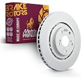 Metrix Premium Chassis Parts 328 mm Front Coated Brake Rotor Fits RX450h | Hi-Carbon 12.91 inch, 2008-2019 Toyota Highlander, 2010-2015 Lexus RX350, 2011-2020 Sienna, 2015-17 NX200t