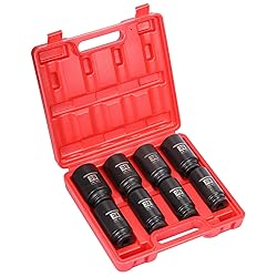 MIXPOWER 8-Piece 1/2-Inch Drive Deep Impact Socket