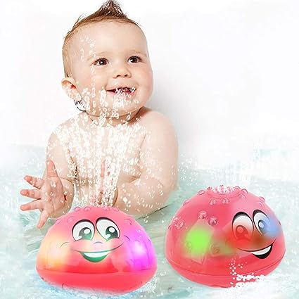 light up sprinkler bath toy