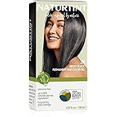 Naturtint 1N Ebony Black Permanent Hair Color (Pack of 1), Ammonia Free, Vegan, Cruelty Free, up to 100% Gray Coverage, Long Lasting Results (Packaging may vary)