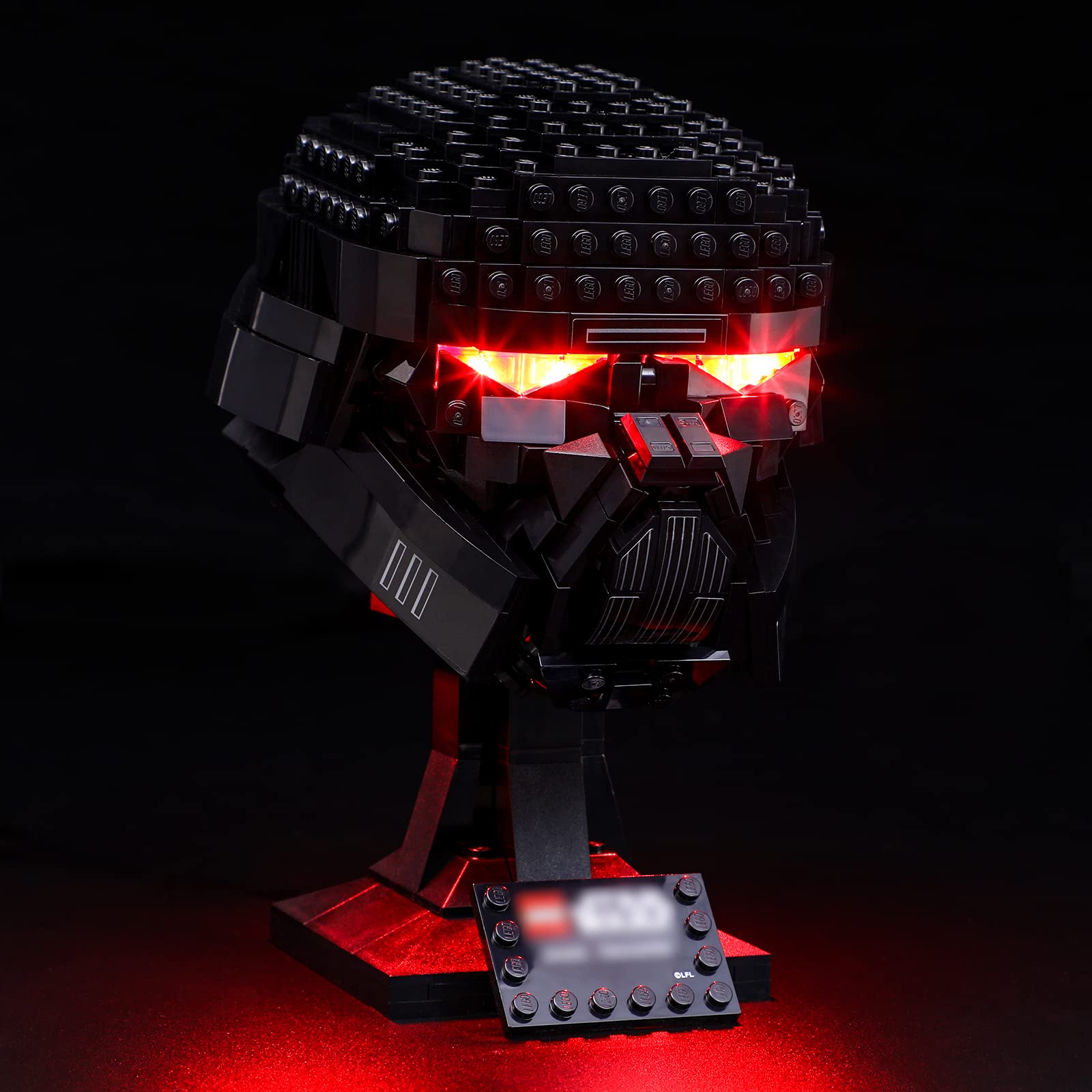 Lightailing Led Light Compatible With Lego 75343 Star Wars Dark Trooper Helmet Building Blocks Model - NOT Included The Model Set