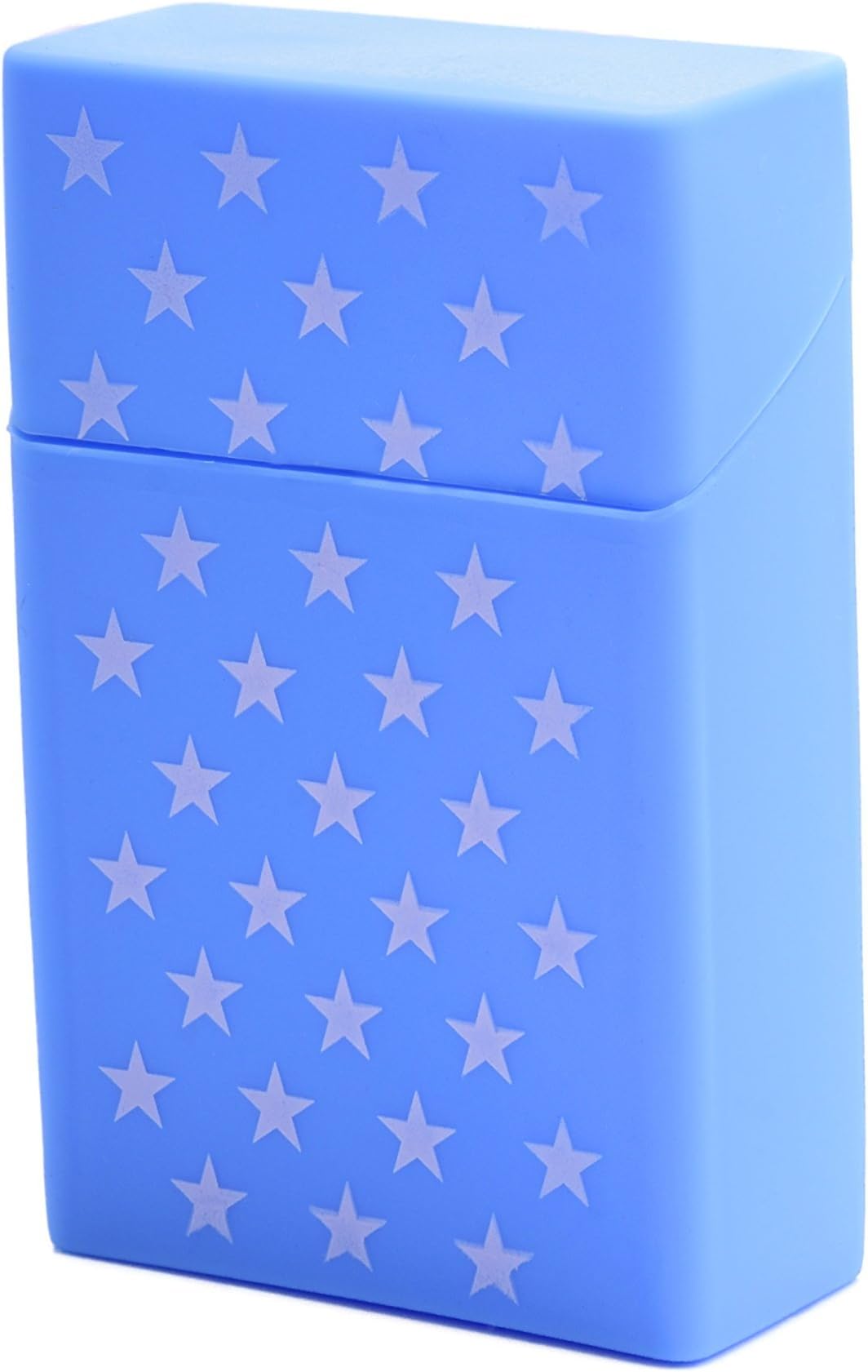 Cigarette case Silicone Cigarette box 20 Cigarette packs - Stars blue