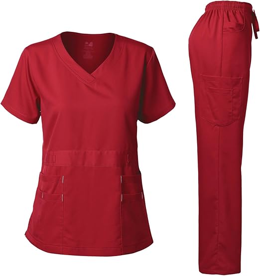 Dagacci Medical Uniform Women's Scrubs Set Stretch Ultra