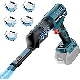 YEX-BUR Cordless Handheld Vacuum for Makita 18V Battery(Tool Only), 240W Powerful Car Vacuum with Brushless Motor, 3-Speed, 5 Filters, Portable Vacuum Cleaner for Home Office Car Pet