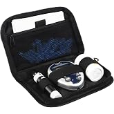 GENCAM Diabetes Travel Case for One Touch Ultra 2/Accu Chek | Blood Glucose Monitor Carrying Case for One Touch Ultra 2/Accu Chek, Diabetic Organizer Carrying Bag Kit