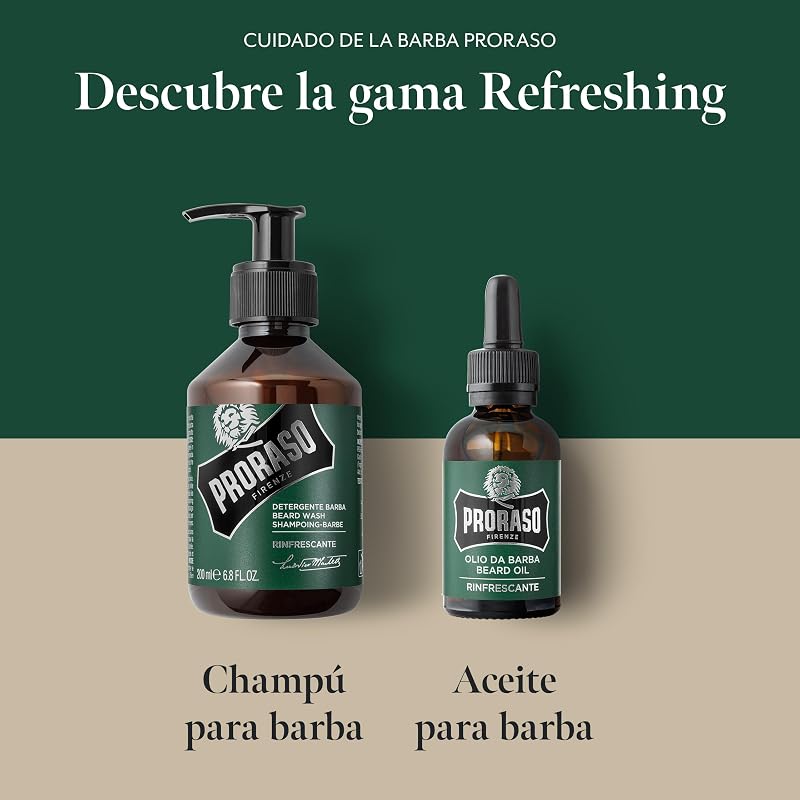 Champú para Barba, Hidratante con Lavanda y Salvia, 200 ml