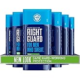 Right Guard Sport Fresh Scent Antiperspirant & Deodorant Invisible Solid - 4-in-1 Deodorant For Men, Blocks Sweat, 48-Hour Odor Protection, Quick-Drying, & Long-Lasting, 2.6 oz (6 Pack)