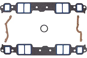 BEONEO 1205 for Chevy GMP V8 5.7 Intake Manifold Gasket Set Chevrolet C1500 K1500 Tahoe Yukon V8 Engine 4.3 5.0 6.6L 262 265 267 283 302 305 307 327 350 400 1971 1972 1973 1974 1975 1976 1977 1978 1979-2002