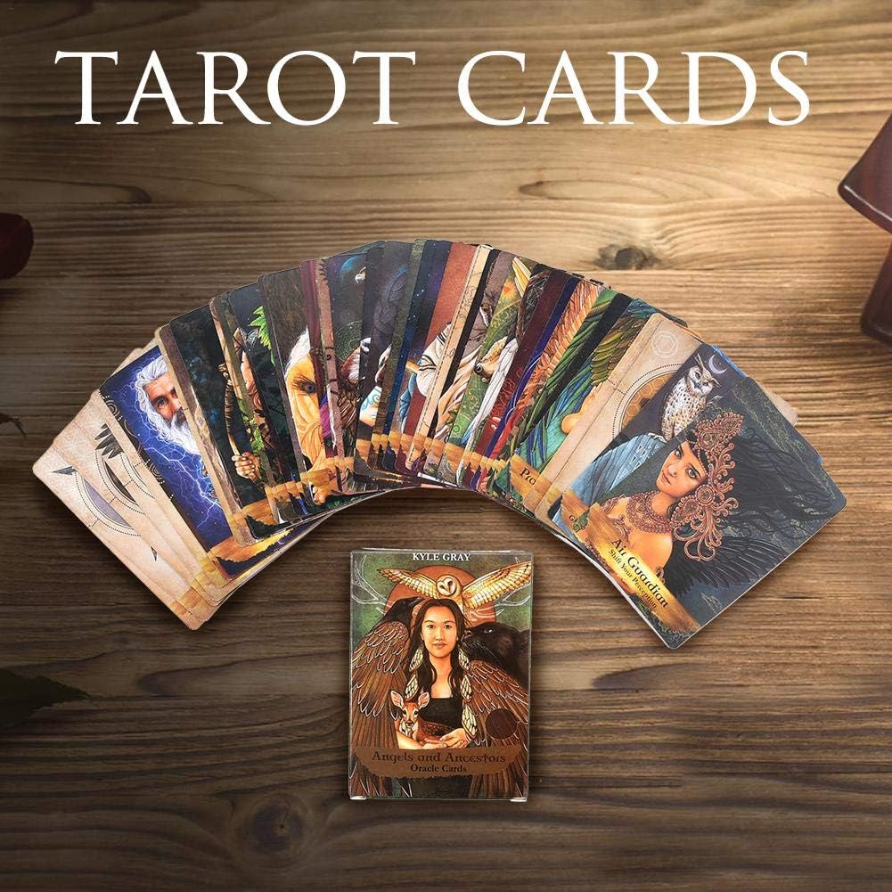 Sowlfe 55 Sheets Of Tarot Cards Angels And Forearms Oracle Cards Tarot Deck Board Game Amazon Co Uk Kitchen Home