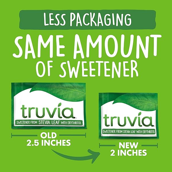 TRUVIA ORIGINAL CALORIE-FREE SWEETENER FROM THE STEVIA LEAF PACKETS, 35.25 OZ BOX, 500 COUNT (PACK OF 1)