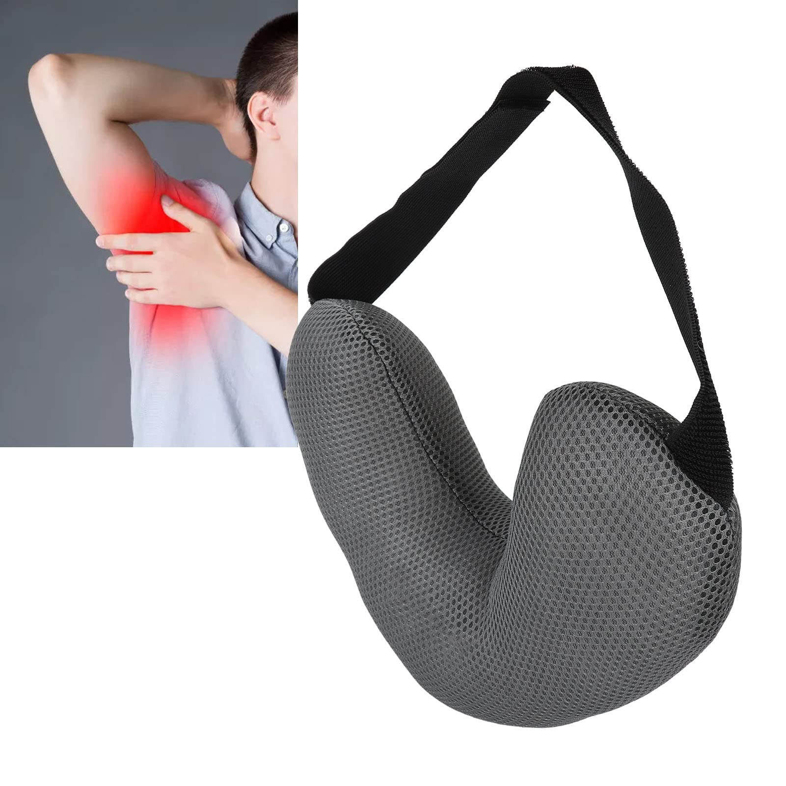 Mastectomy Pillow for Breast Cancer Surgery Lumpectomy Reconstruction Chest Healing Protector Post-Surgery Recovery Support Patient Care Underarm Pillow Armpit Pillow Pressure Relief Prevent(Gray)