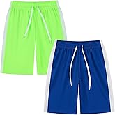 DANI CHINS Boys Loose Athletic Quick Dry Shorts Active Performance Mesh Shorts