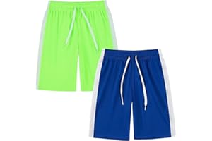 DANI CHINS DaniChins Boys Loose Athletic Shorts Active Performance Mesh Shorts