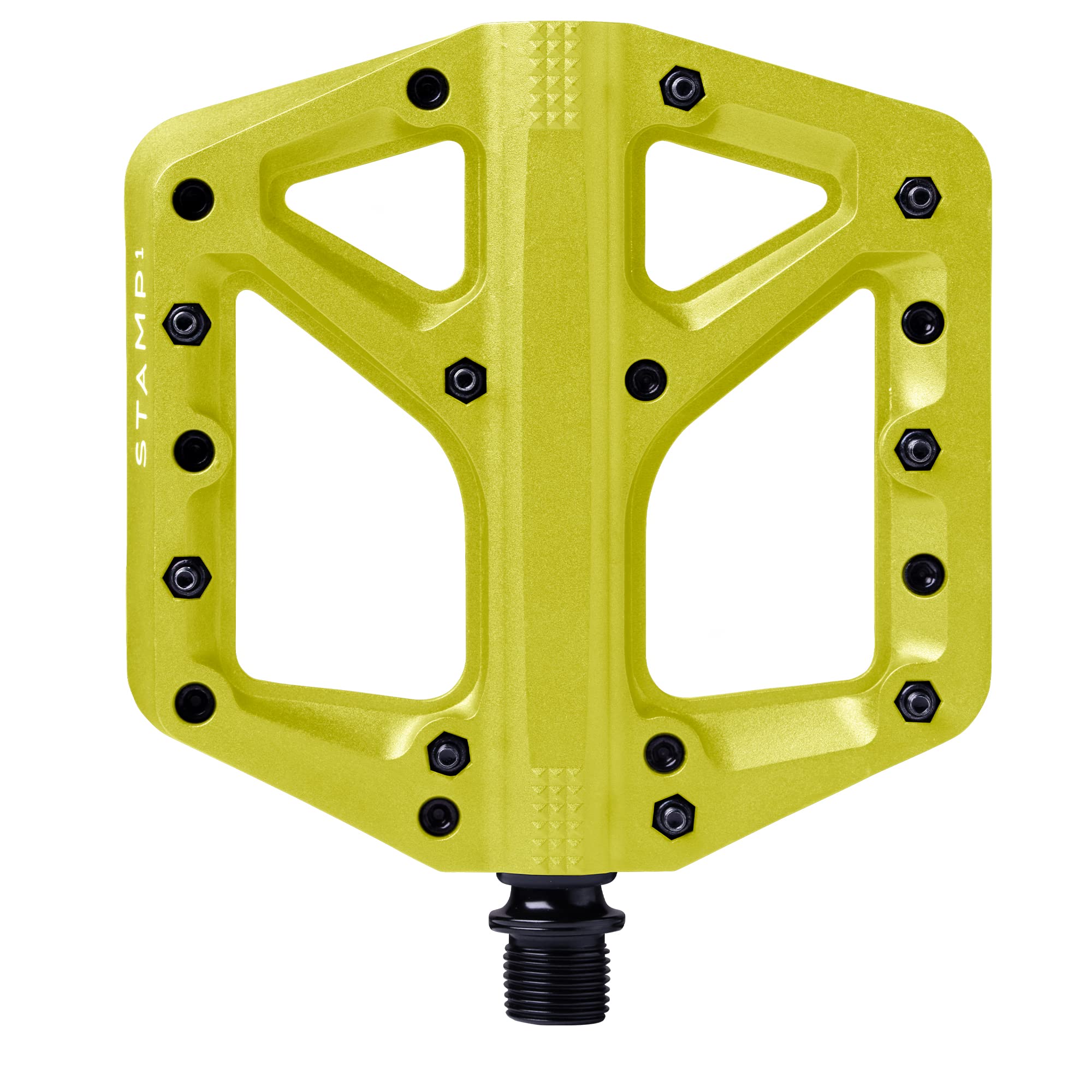 Crankbrothers Stamp-1 Pedals, Large, Yellow — image 1