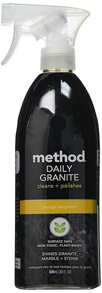 METHOD DAILY GRANITE CLEANER, ORANGE TANGERINE, 28 OUNCE, 1 PACK, PACKAGING MAY VARY