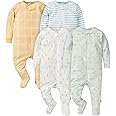 Gerber Baby Boys 4 Pack Sleep 'N Play Footie