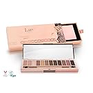 Lidschatten Palette Endless Nude Shades Vol.1 Kollektion, 12 verschiedene Nuancen Matt und Glitzer, Profi Schminkset, Eyeshadow Rosegold / Nudetöne – vegane tierversuchsfreie Kosmetik