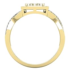 Dazzlingrock Collection 0.05 Cttw Round Lab Grown