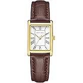 Roberto Marino RM1702 Women’s Watch – Japanese Quartz, Leather Strap, 3 ATM Water Resistant, Vintage Dress Style