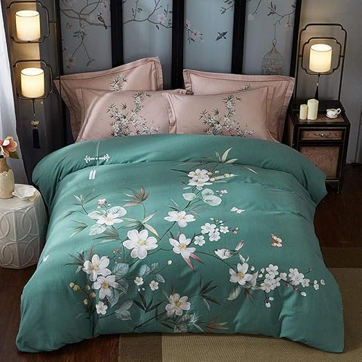 ZR1LZ PolyCotton Blend Duvet Cover,Polyester/cotton bed set, duvet