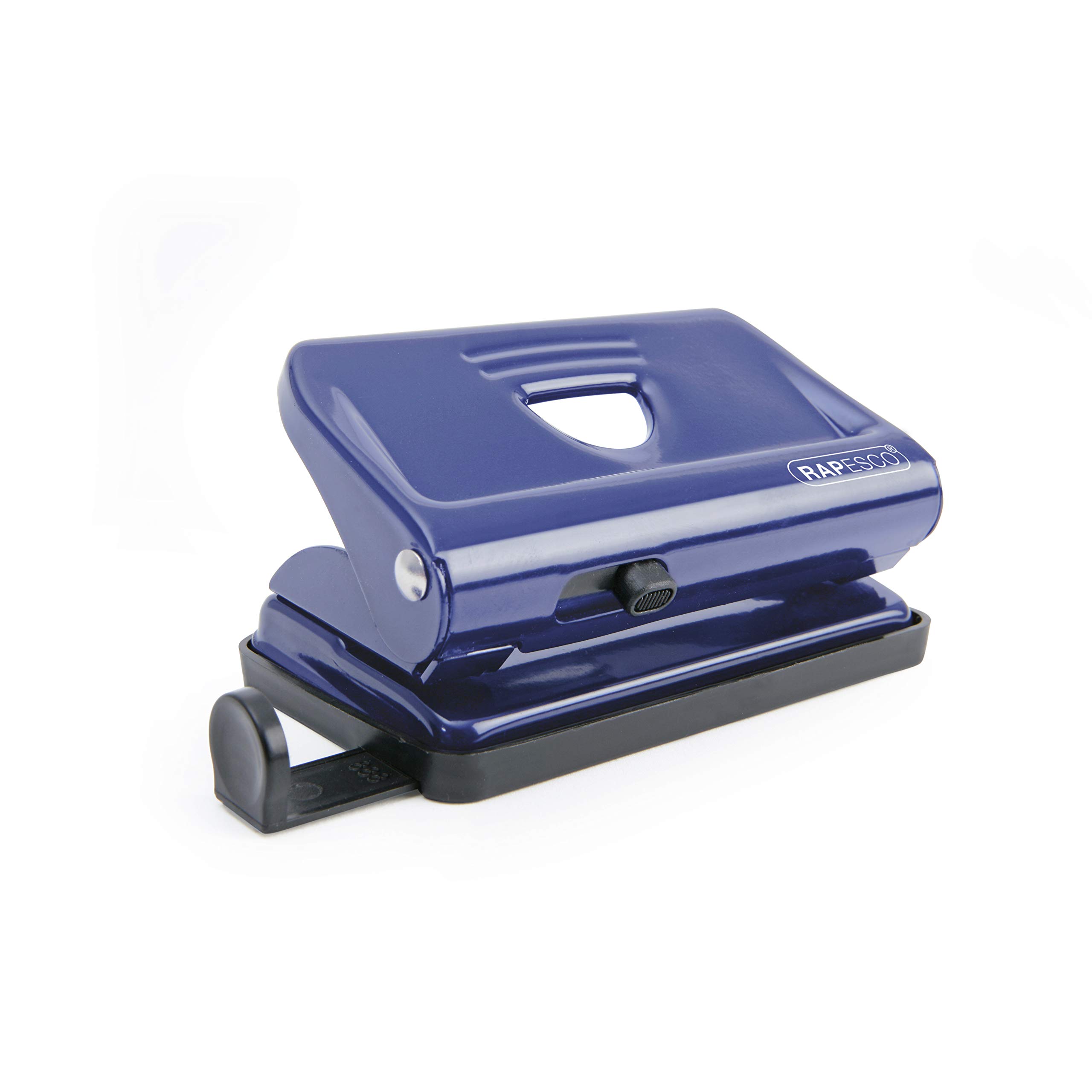 Rapesco PF810ML1 810 2-Hole Metal Punch, 12 Sheets Capacity, Blue