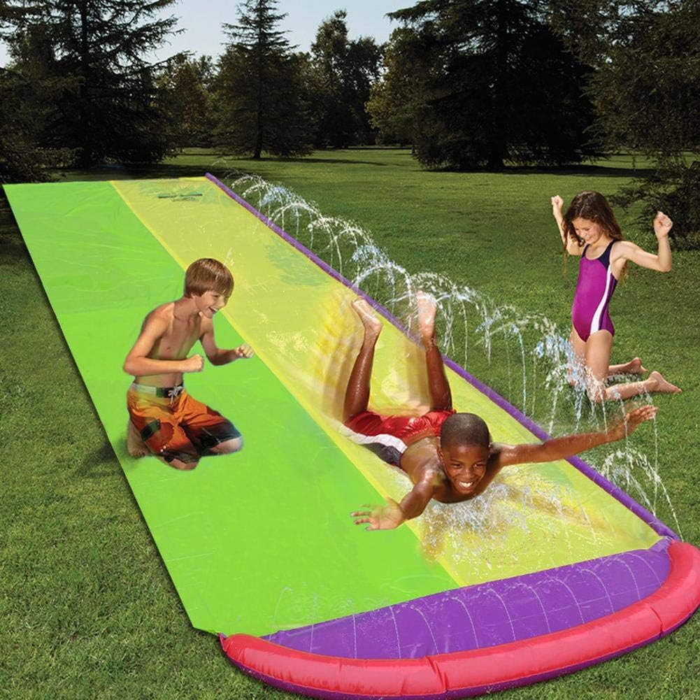 Slip and Slide Extreme Giant Backyard Waterslide Summer Water Sports  Toys,Children's Slip Sheets People Surfboard Garden Toys