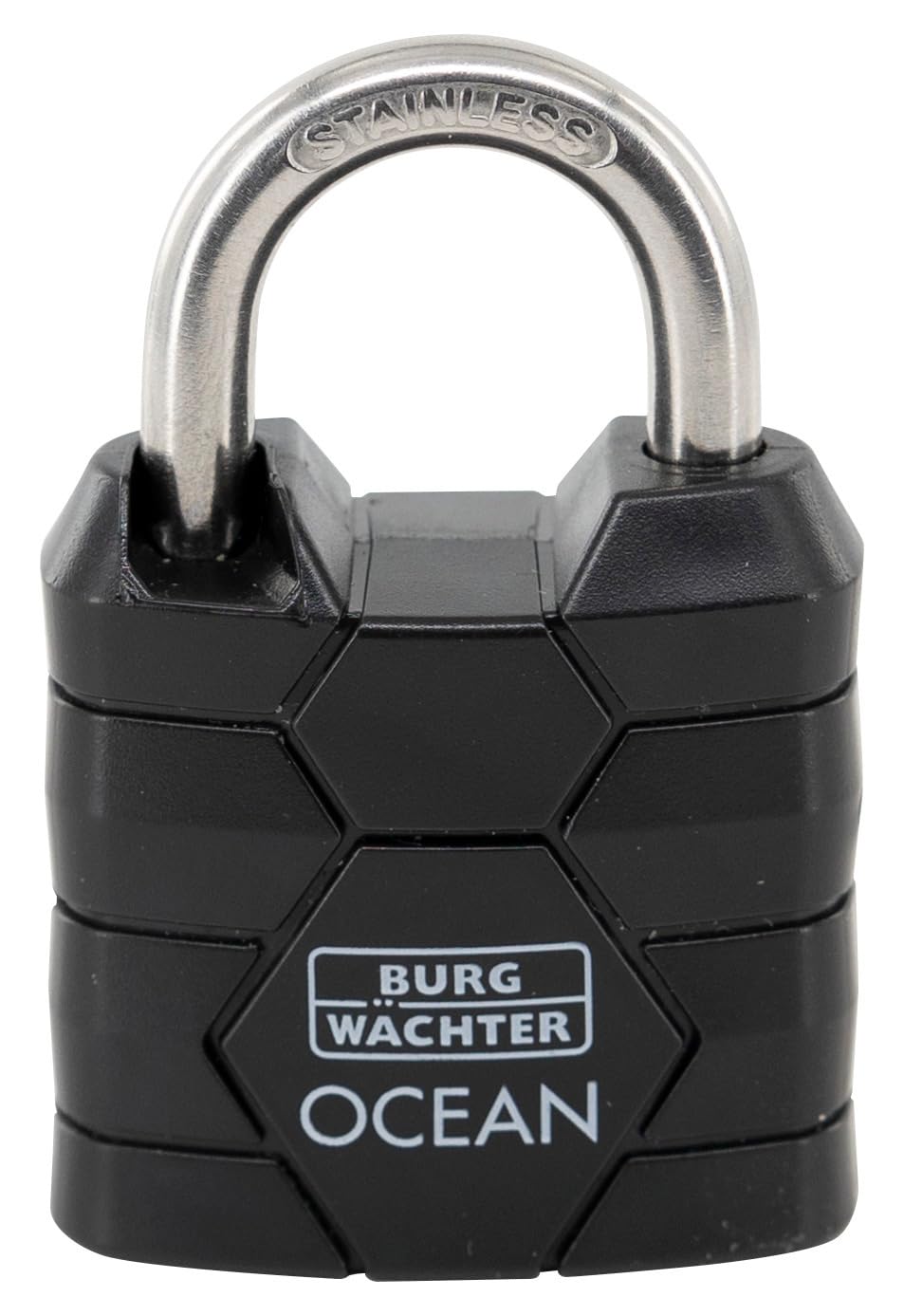 Burg Wächter 42131 Padlock Ocean 490 Ni 30 SB, Black