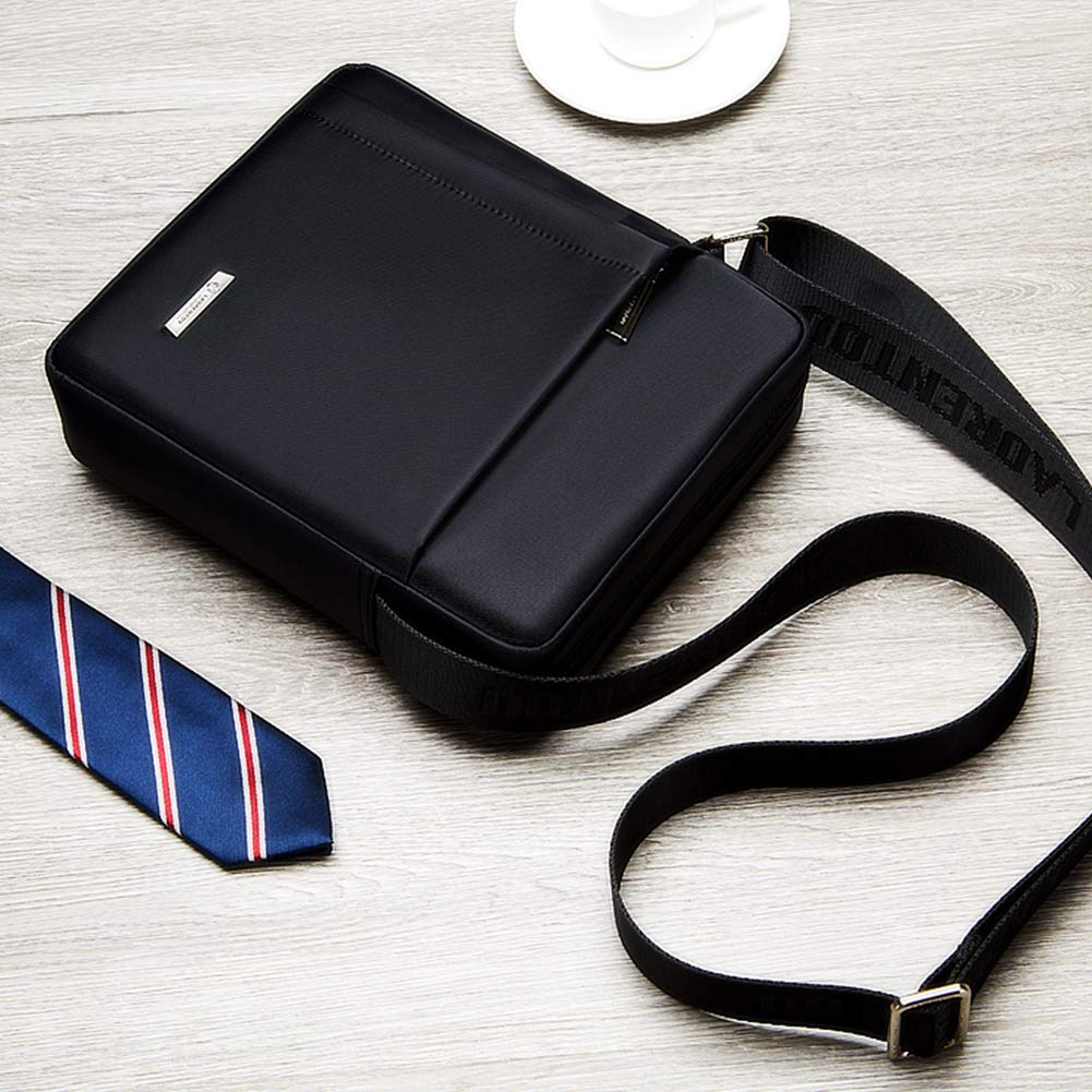 LAORENTOU Men's Messenger Bag Crossbody Bag Lightweight Shoulder Bag for Men Sling Bag for Work Travel Bags