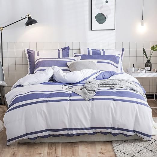 Amazon Com Merryfeel Cotton Duvet Cover Set 100 Cotton Yarn