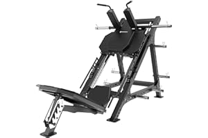 GF Leg Force Fusion Ultimate Leg Press & Hack Squat Machine – 2-in-1 Plate Loaded Lower Body Trainer – 1000 lb Capacity – Com