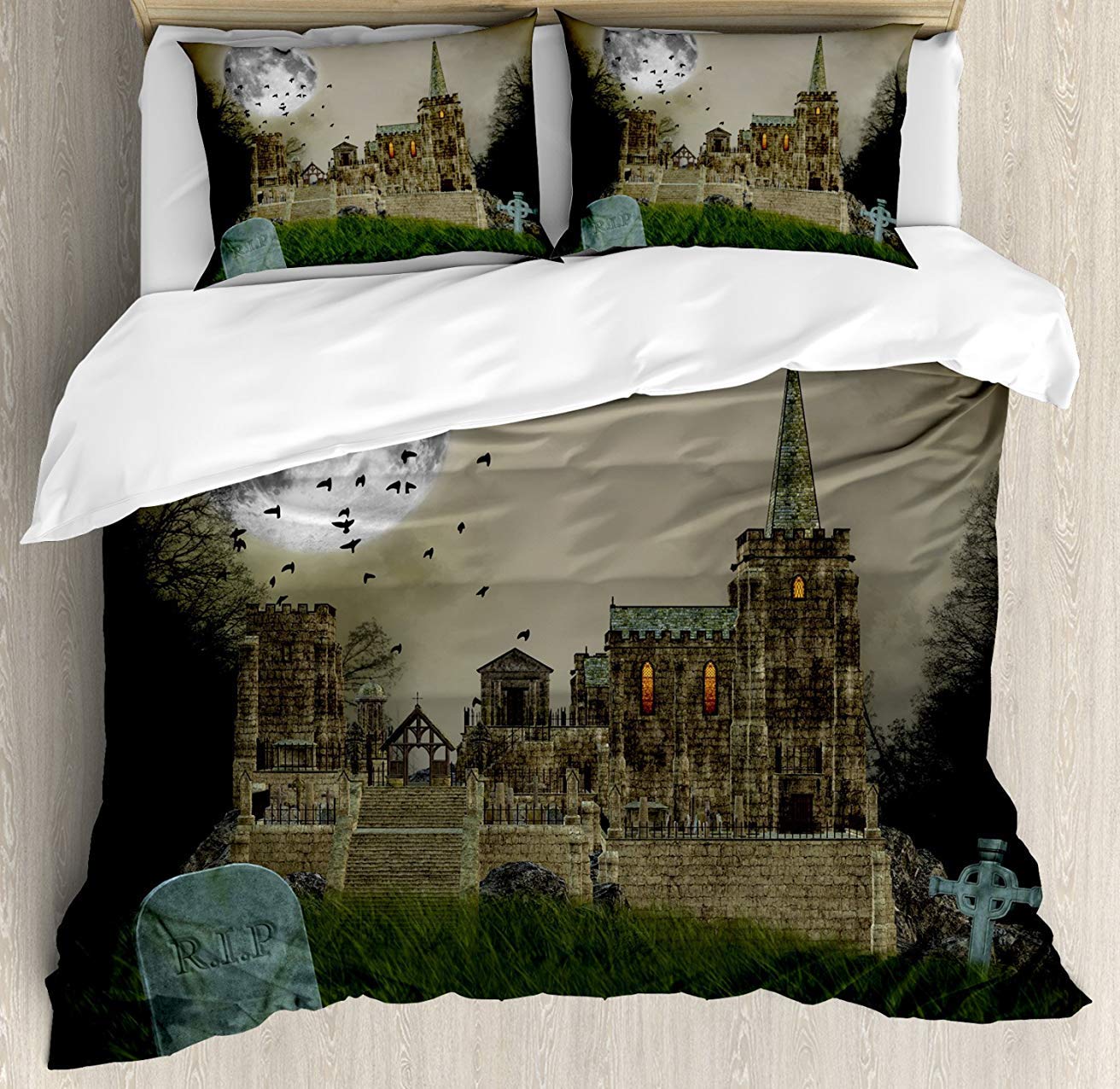 Amazon Com Bedbed Up Gothic 3 Pieces Full Bedding Sets