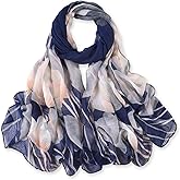 vimate Lightweight Scarf for Women Fashion Head Cover Hijab Cotton Voile Scarf Shawl Wrap for Spring Fall Winter Season