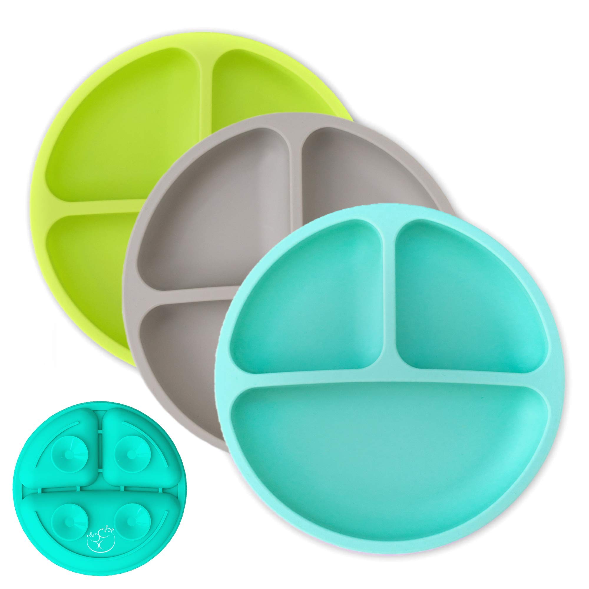 Mua Hippypotamus Toddler Plates with Suction Baby Plates 100