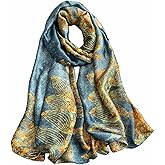 Acotavie Scarfs for Women Lightweight Print Floral Pattern Scarf Fashion Scarves Sunscreen Wraps Shawls