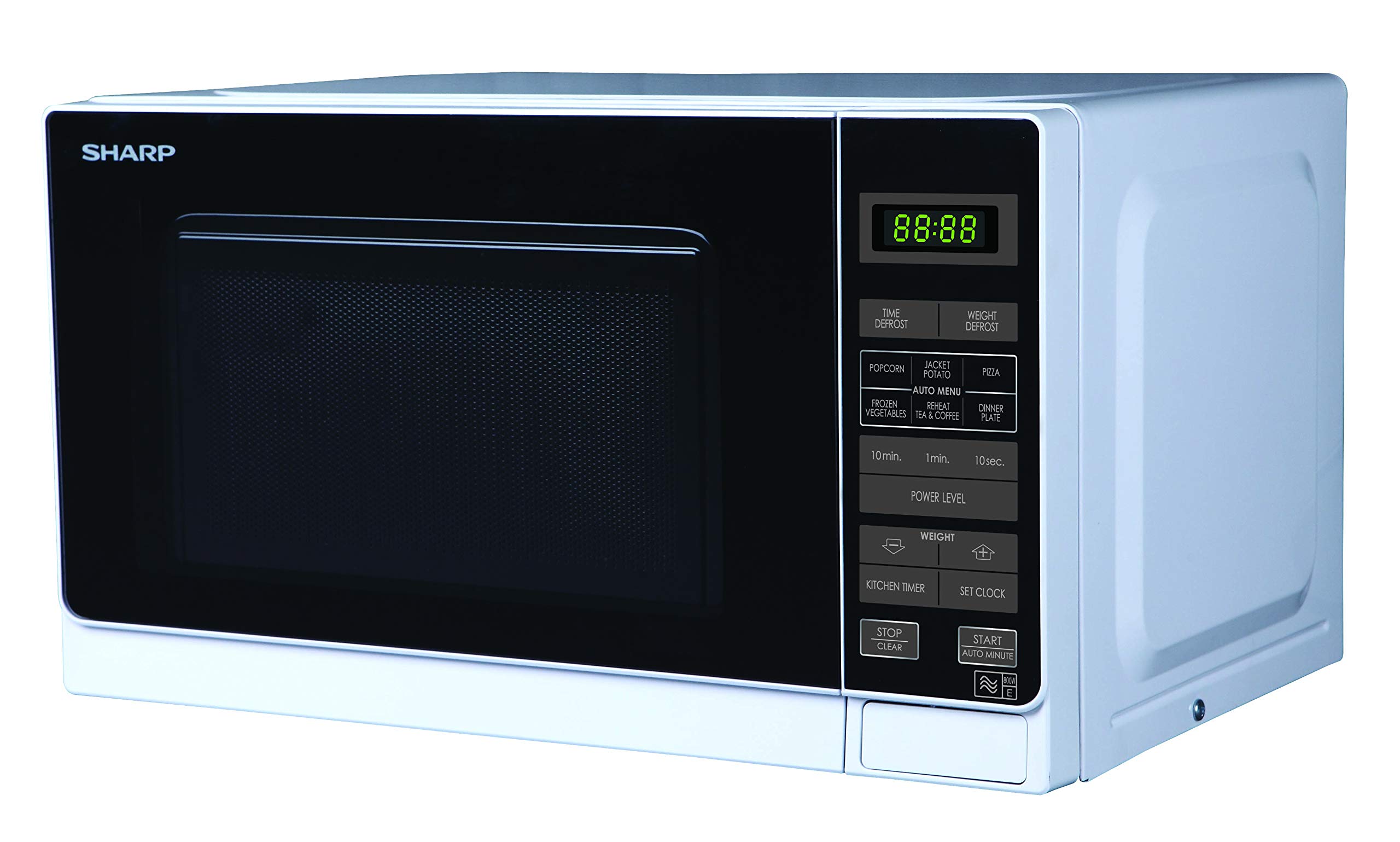 Sharp 20 Litre Solo Microwave, White