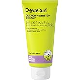 DevaCurl Quench'n Stretch Cream Moisturizing Defining Curl Cream | Improves Curl Definition | Non-Crunchy | Non-Stiff
