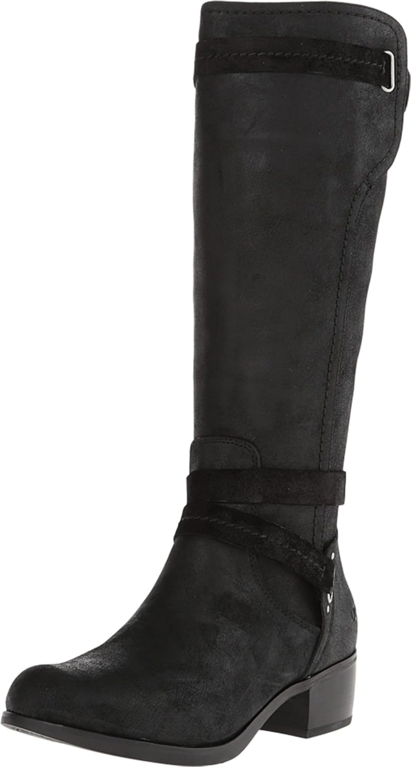 UGG Women's Darcie Black Boot 9.5 B Medium KneeHigh
