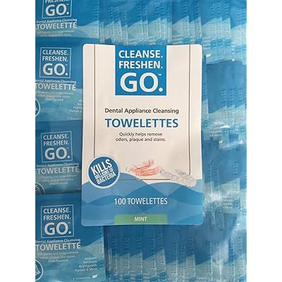 Dental Appliance Cleansing Towelettes (3 Month Supply) (100 Ct Bulk Bag)