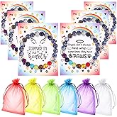 Kenning 18 Pcs Pet Memorial Gifts Kits with 6 Pack Rainbow Bridge Bracelet 6 Pack Pet Remembrance Cards 6 Pcs Organza Bags Cat Bereavement Gifts Dog Memorial Sympathy Present for Who Loss of Beloved