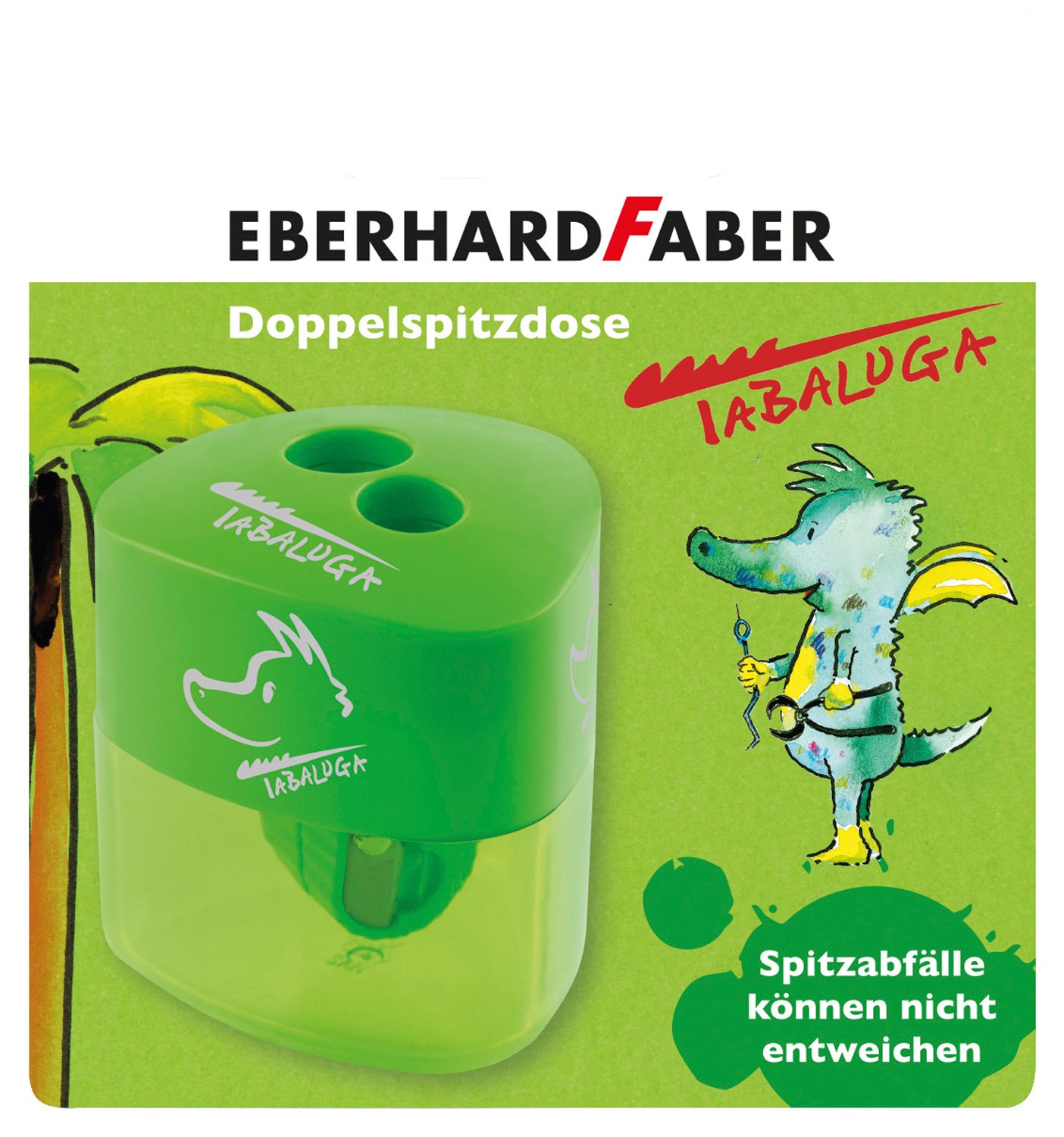 Eberhard Faber Tabaluga 585191 Double Sharpener Green