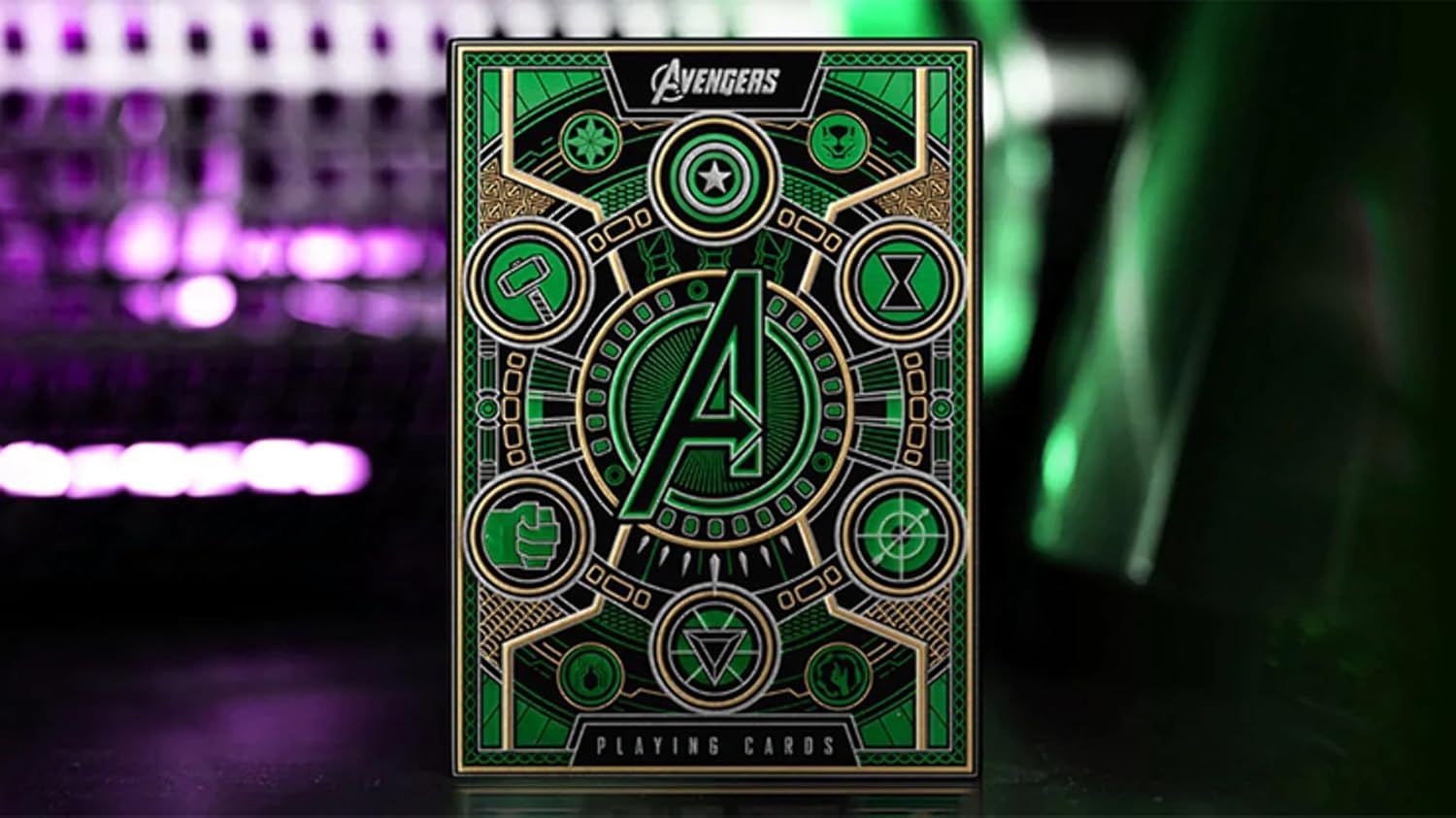 Murphy's Magic Supplies, Inc. Avengers: Green Edition Playing Cards by theory11, Great Gift For Card Collectors