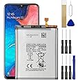 WUHAO Battery EB-BA505ABU for Galaxy A20 SM-A205U T-Mobile Samsung SM-A205UZKATMB Battery EB-BA505ABN Replacement Battery with Adhesive Tape Tool Repair Kit