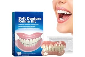 Silicone Reline Kit for Dentures, PerfectFit Denture Silicone Reline Kit, Denture Silicone Reline Kit, Soft Silicone Reline K