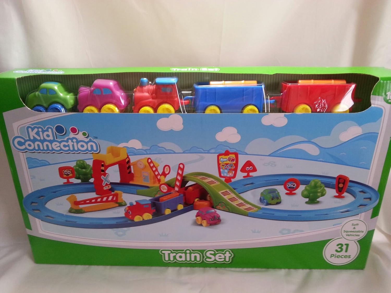 kid connection car engine and race track set