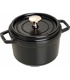 Amazon.com: Staub Cast Iron Round Cocotte, Dutch Oven, 13.25-quart
