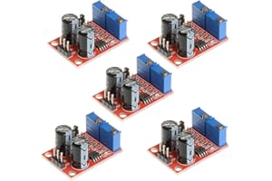 Anmbest 5PCS DC5-15V 4.2V V-PP to 11.4V V-PP NE555 Pulse Frequency Duty Cycle Adjustable Generator Module Square Wave Rectangular Wave Signal Generator