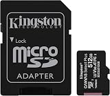 Kingston Canvas Select Plus microSD Card 512 GB Class 10 UHS-I with SD Adapter